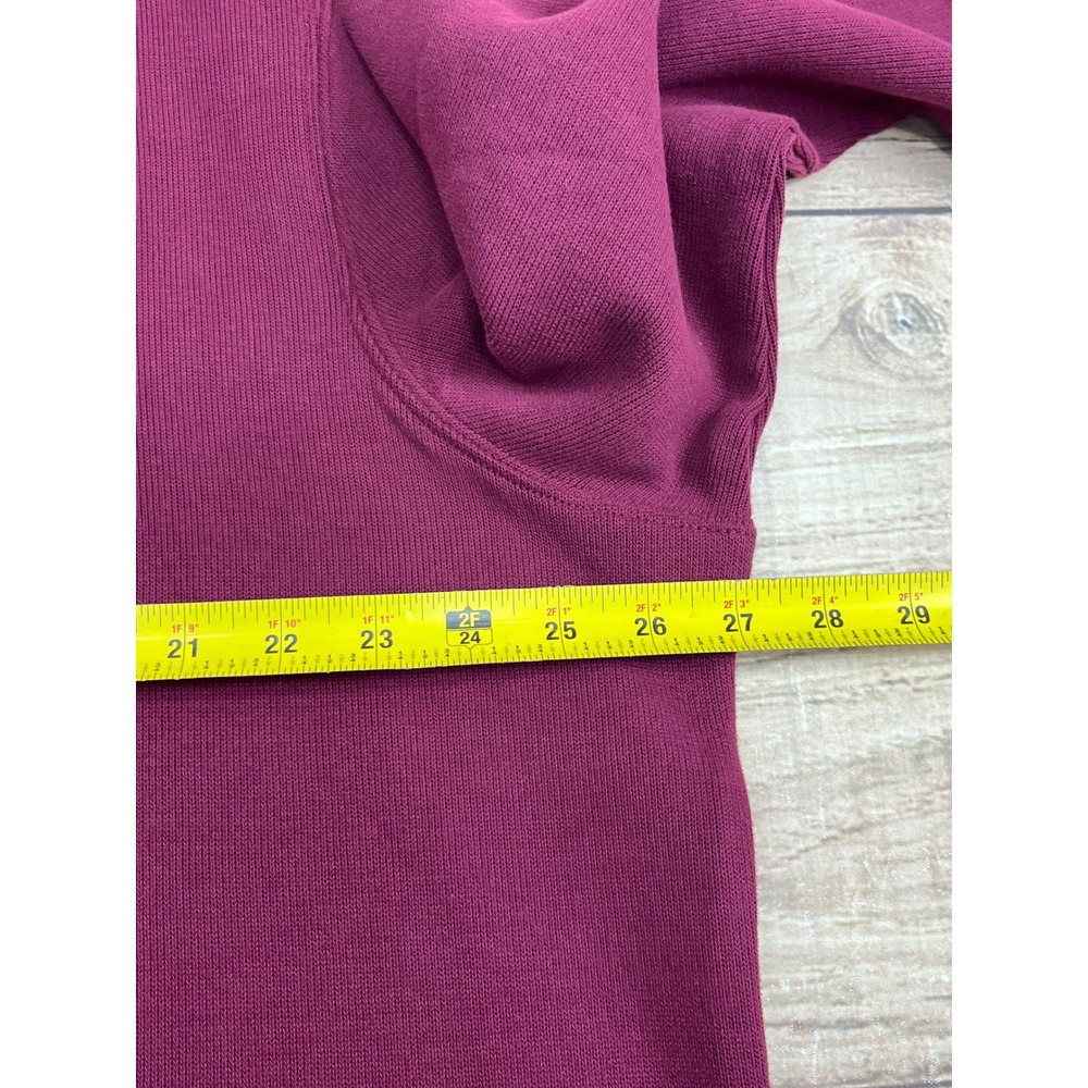 Polo Ralph Lauren Men's XXL Burgundy‎ Quarter Zip Sweatshirt Classic Fit Cotton - Picture 7 of 8